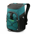 Titan by Arctic Zone Deep Freeze 16qt Backpack Cooler - Green