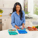 Fresh Lunch Box Containers, 2-pack - Blue/Green