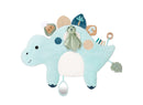 Tummy Time Mat and Baby Lovey Security Blanket - Dinosaur