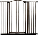 Extra Tall Arched Décor Walk Thru Baby Gate - Brown