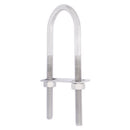 Hampton 5/16 in. X 2 in. W X 4-11/16 in. L Coarse Stainless Steel U-Bolt, Pack of 5
