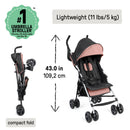 3D Mini Convenience Stroller - Pink
