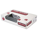 Jaguar Industrial Strength Low-Density Commercial Can Liners, 60 Gal, 1.3 Mil, 38" X 58", Gray, 100/Carton - JAGG3858G