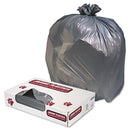Jaguar Industrial Strength Low-Density Commercial Can Liners, 60 Gal, 1.3 Mil, 38" X 58", Gray, 100/Carton - JAGG3858G
