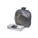 Jaguar Industrial Strength Low-Density Commercial Can Liners, 56 Gal, 1.7 Mil, 43" X 47", Black, 100/Carton - JAGG4347HBL