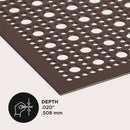 M-D Building Products 0.02 in. X 36 in. W X 36 in. L Venetian Bronze Aluminum Lincane Sheet Metal, Pack of 3