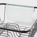 Small Steel Dish Drainer Black