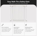 Walk-Thru Safety Gate - White