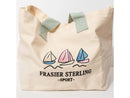 Sport Sail Boats Tote Bag - Cream/Mint