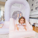 Bounceland Mini Inflatable Bounce House with Ball Pit - Cotton Candy