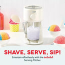 Deluxe Shaved Ice And Slushy Maker - Cream