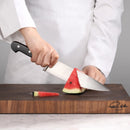 Adams Series German Steel Forged 15-Piece Knife Block Set - Black