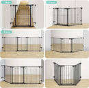 80" Extra Wide Baby Gate - Black