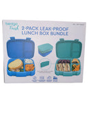Bentgo Fresh Leak Proof Plastic Reusable Lunch Box - 2 Count
