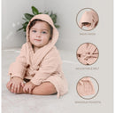 Muslin Bath Robe for Kids - Blush - 18-24 Months
