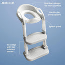 Potty Training Seat with 2 Step Ladder - Gray
