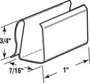 Prime-Line Black Vinyl Retainer Clip For 3/8 inch 4 pk
