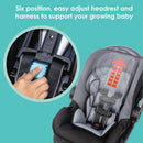 Travel System with Secure-Lift Infant Car Seat - Dash Black