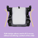 Protect Slim Backless Booster - Madrid Gray