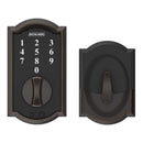 Schlage Aged Bronze Steel Touchscreen Deadbolt
