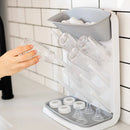 Vertical Baby Bottle Drying Rack - Grey