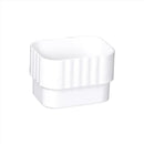 Amerimax 3 in. H X 2 in. W X 3 in. L White Vinyl K Downspout Connector