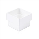 Amerimax 2.6 in. H X 2 in. W X 2 in. L White Vinyl U Downspout Connector, Pack of 10