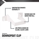 Amerimax 1 in. H X 3.3 in. W X 4.3 in. L White Vinyl U Downspout Bracket