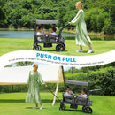 Stroller Wagon, 2 Seat Stroller for 2 Kids -  Gray