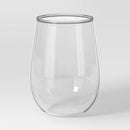 15oz 6pk Stemless Hutton Wine Glasses
