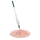 Libman Wonder Mop, 10" Head, 61" Handle, Green, 4/Carton - LBN2000