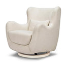 Solstice Swivel Glider - Ivory Boucle w/Ivory Wood Base