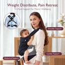 Newborn to Toddler Baby Carrier, Black