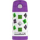 Kids' 12oz Stainless Steel FUNtainer Water Bottle - Minecraft Girl