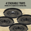4 Tray Electric Food Dehydrator - Black
