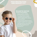 Kids Sunglasses - Dusty Pink Brown