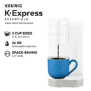 K-Express Essentials Cloud White Single-Serve K-Cup Pod Coffee Maker
