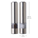 Kamenstein Electric Stainless Steel Salt and Pepper Grinder Set of 2