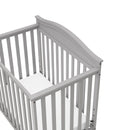Stella 4-in-1 Convertible Mini Crib with Bonus Mattress - Pebble Gray