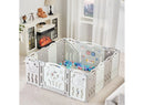 Baby Playpen - Portable Foldable Play Fence with Safety Gate