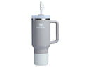 Quencher Tumbler Boot with Straw Cover - Pale Stone