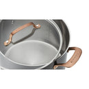 Classic Stainless Steel Stock Pot - Black