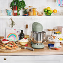 Beautiful 5.3 Qt Stand Mixer in Sage Green with Accessories