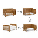 Kalani 4-in-1 Convertible Crib & Changer - Chestnut