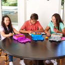 Versatile 4 Compartment Bento-Style Lunch Box - Purple