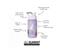 14oz Summit Frozen Water Bottle - Light Purple