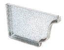 Amerimax 2.875 in. H X 0.5 in. W X 4 in. L Silver Galvanized Steel K Gutter End Cap, Pack of 15