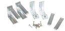 Amerimax 1.5 in. H X 4 in. W X 5.5 in. L Metallic Galvanized Steel K Fascia Bracket, Pack of 12
