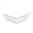 Amerimax 5 in. W X 7.25 in. L White Aluminum K Outside Miter
