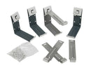 Amerimax 1.5 in. H X 4 in. W X 5.5 in. L White Aluminum K Fascia Bracket, Pack of 12